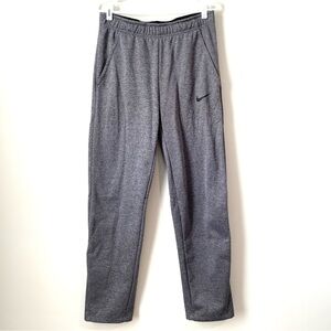 Nike Dri-Fit Standard Fit Athletic Training Pants Men’s Size Small Gray Black